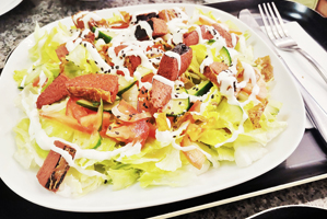 Fish salad Plate